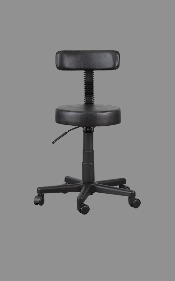 Quote Stool With Backrest